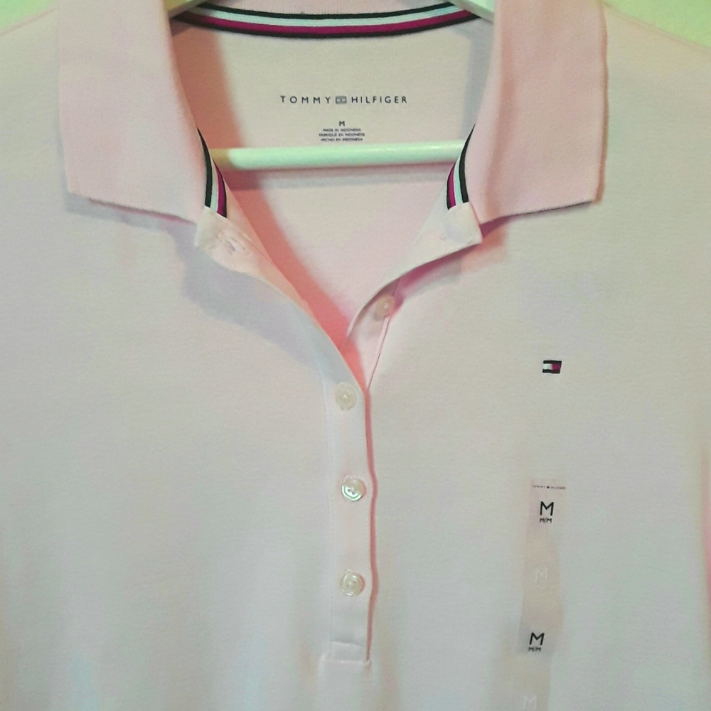 Tommy Hilfiger Pink Shirt NWT - Picture 3 of 8